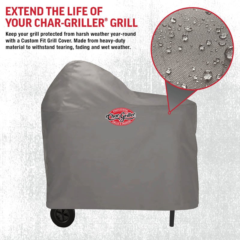 Char-Griller 6555 Akorn Kamado Cart Grill Cover - Image 4